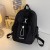 Schoolbag Large Capacity Student Backpack Simple All-Match Solid Color Trendy Backpack Wholesale 9893