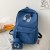 Personalized Student Schoolbag Large Capacity Trendy Korean Style Simple All-Match Backpack Wholesale B2891