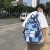 Ins Style Casual Backpack Portable All-Match Schoolbag Student Schoolbag Colorblocking Backpack Wholesale T988