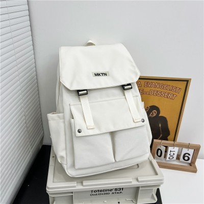 New Fashion Backpack Large Capacity Simple and Lightweight Backpack Campus Student Schoolbag Wholesale 9983