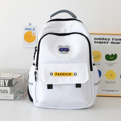 Simple All-Match Schoolbag Backpack New Trendy Korean Style Student Campus Backpack Wholesale T983