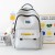 Simple All-Match Schoolbag Backpack New Trendy Korean Style Student Campus Backpack Wholesale T983