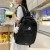 Simple Student Schoolbag Versatile Casual Large Capacity Solid Color Fashion Backpack Wholesale 2763