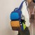 Backpack Simple Versatile Large Capacity Leisure Travel Backpack Contrast Color Student Schoolbag Wholesale 7222