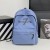 Schoolbag Student Minimalist Fashion Solid Color Large Capacity New Trendy Backpack Backpack Wholesale 2114