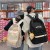 Student Schoolbag Backpack Ins Style Casual Large Capacity Lightweight All-Match Travel Backpack Wholesale 0445
