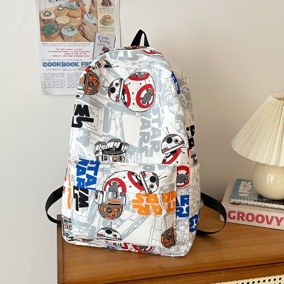 Student Schoolbag Simple Casual Bapa Lightweight Personality rge-Capacity Bapa Wholesale 7142
