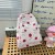 Schoolbag Student Cute Girl Simple Ins Style Niche Solid Color Strawberry Bapa Wholesale 3136