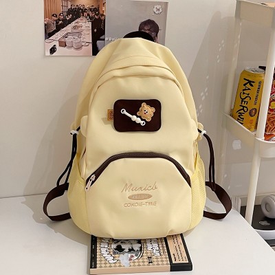 Bapa Simple rge Capacity Versatile Bapa Casual Cute Student Schoolbag Wholesale 912