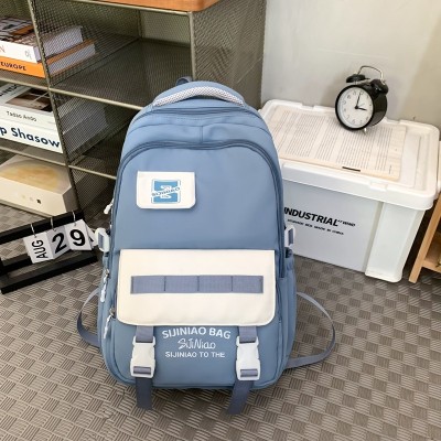 Simple Travel Computer Bapa Casual Bapa Versatile rge Capacity Student Schoolbag Wholesale 7412