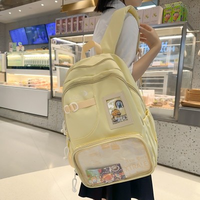 New Simple Casual Trend Bapa Student Schoolbag Css rge-Capacity Bapa Wholesale 3501