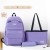 New Simple Student Schoolbag rge Capacity Versatile Casual Tee-Piece Suit Bapa Wholesale 3519