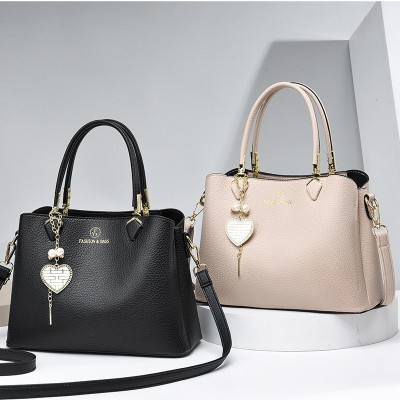 Factory Wholesale New Fashion Handbag Solid Color Advanced Trendy Women's Bags Cross-Border One Piece Dropshipping
