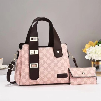 Fashion bags New Large Capacity Totes Fashion Handbag Wallet Trendy Women Bags