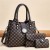 Factory Wholesale New Three-Piece Set Fashion bags Fashion Handbag Wallet Card Holder Trendy Women Bags Cross Border