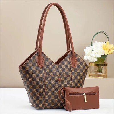 Fashion bags New Large Capacity Fashion Shoulder Bag Mix Pack Wallet Trendy Women Bags Factory