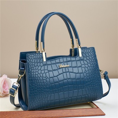 Factory New Crocodile Pattern Trendy Fashion bags Women Bags Fashion Handbag Fashion messenger bag Cross Border