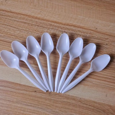Factory Production Disposable Knife Fork Spoon Western Food/Steak Fruit Fork Ps Material Thickened Catering Supplies