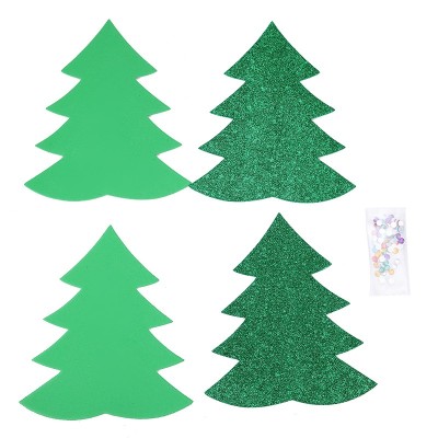 Christmas Glitter Powder EVA Foam Adhesive Christmas Tree DIY Adhesive Shining Diamond Gem Factory Direct Sales Customization