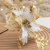 Christmas Flower Golden Simulation Christmas Flower Christmas Tree Ornamental Flower Sequined Flannel Christmas Flower