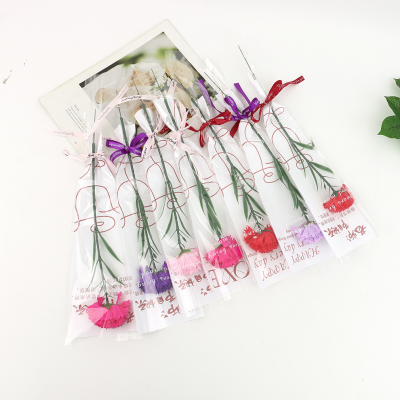 Teacher's Day Single Carnation Bouquet Rose Women's Day Soap Flower Artificial Flower Birthday Gift Chinese Valentine's Day Gifts