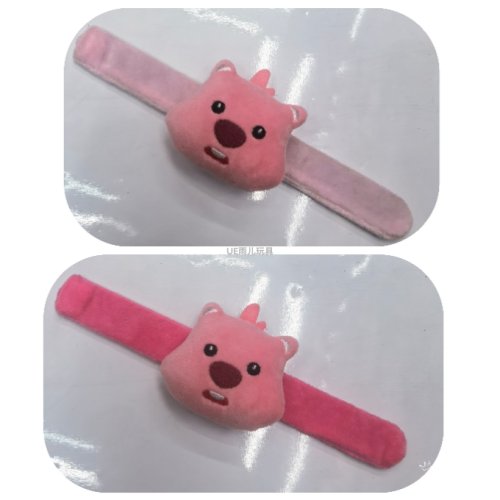 Beaver Pendant Ring Pop Bracelet Plush Toy Wholesale Hot Cartoon Cotton Filled Toy Pendant Cute Toy