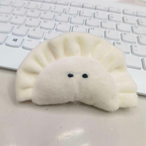 2024 white dumpling plush toy simulation plush toys small 10cm cute cotton filled toy in funny simulation