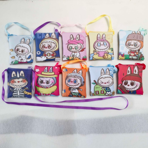 foreign trade digital printing coin purse women‘s short clutch children‘s small jewelry buggy bag wholesale messenger bag