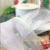 Item No.: 1020 Christmas Gift Packaging Decoration DIY White Snow Yarn Onion Powder Christmas Wire Ribbon 3.8cm