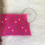 Item No.: 1156 Christmas Gift Packaging Decoration DIY Pink Printing Dot Christmas Wire Ribbon 3.8cm