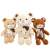 Cute Cartoon Brown Bear Plush Toy Children's Pillow Birthday Gift Holiday Gift Cute Cartoon Bear Toy