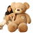 Bear Plush Toy Doll Sitting Bear Doll Children's Gift Toys Large Bear Doll Cartoon Plush Toy