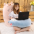 Dinosaur Pillow Plush Toy Cute Pig Doll Girls' Bed Comfort Dolls to Sleep with Long Pillow Cushion Doll
