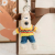 Girls' Cartoon Animal Plush Pendant Toy Children's Cartoon Cotton-Filled Cartoon Play House Plush Doll Children