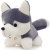 New Children Ii Ha Lying Dog Plush Doll Small Gray Plush Husky Lying Style Dog Prize Claw Doll Toy