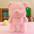 Cross-Border Wholesale Colorful Teddy Bear Doll Plush Toys Violent Bear Doll Crane Machine Wedding Throws Gift