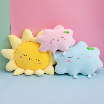 2023 New Creative Trending Plush Toys Wholesale Sun Cloud Pillow Children's Day Gift Ragdoll Doll
