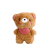 Cute Bear Pendant Plush Toy Wedding Throws Crane Machines Baby Doll Wholesale Bag Ornaments Key Pendants