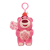 Cartoon Beautiful Moment Little Bear Doll Keychain Pendant Cute Hug Posture Strawberry Bear Stuffed Doll Wholesale