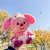 Cute Cartoon Animal Plush Toy Doll Crossdressing Transformation Bow Rabbit Bear Doll Plush Toy Female Gift