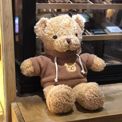 Child Bear Doll Sweater Bear Plush Toy Dressing Teddy Bear Ragdoll Doll Panda Pillow Female Student