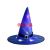 Halloween Hat Ghost Festival Party Decoration Props Christmas Led Glowing Witch Hat Magic Female Wizard's Hat