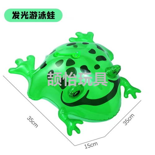 Popular Inflatable Frog， Climbing Frog， Swimming Frog， Inflatable Frog with Light Small and Medium Frog Internet Celebrity Stall Frog.