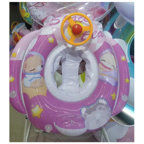 宝宝游泳圈儿童男女腋下座圈加厚卡通喇叭方向盘1-3-6岁救生坐圈