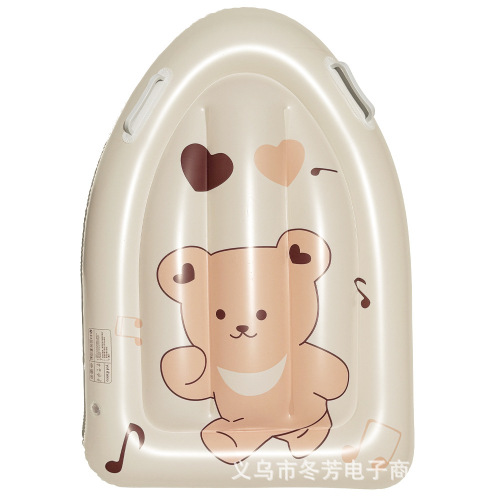 浮排儿童水上充气趴板加厚滑水板泳池小孩游泳漂浮板男女童冲浪板