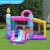 Factory Direct Sales Children's Inflatable Castle Indoor and Outdoor Small Trampoline Jumping Bed Naughty Castle Household Donut Jumping Bed
