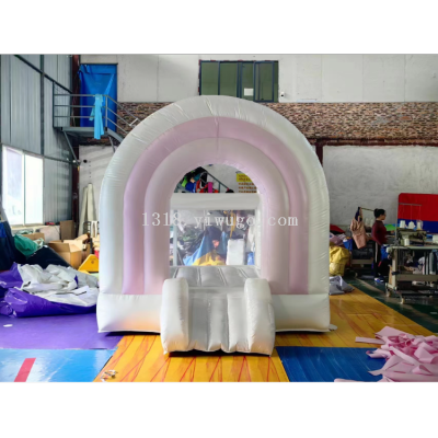 Yiwu Factory Direct Sales Inflatable Toy Inflatable Castle Naughty Castle Trampoline Princess Wedding Castle Arch Wedding