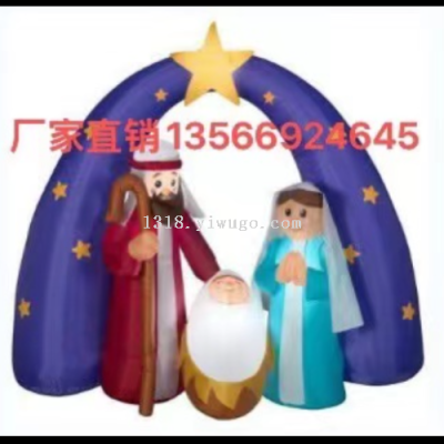 Factory Direct Sales Inflatable Toys Inflatable Arch Advertising Santa Claus Snowman Halloween Ghost Festival Arab Religion