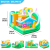 Factory Direct Sales Inflatable Castle Entertainment Trampoline Naughty Castle Children's Playground Toy City Entrance Playground Equipment
