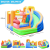 Factory Direct Sales New Indoor and Outdoor Inflatable Castle Trampoline Bounce Bed Slide Castle Small Children Amusement Park